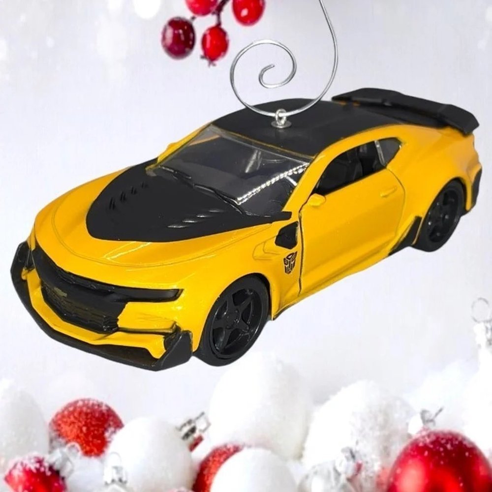 Transformers Bumblebee‎ 2016 Chevy Camaro Car 5.25" Christmas Tree Ornament